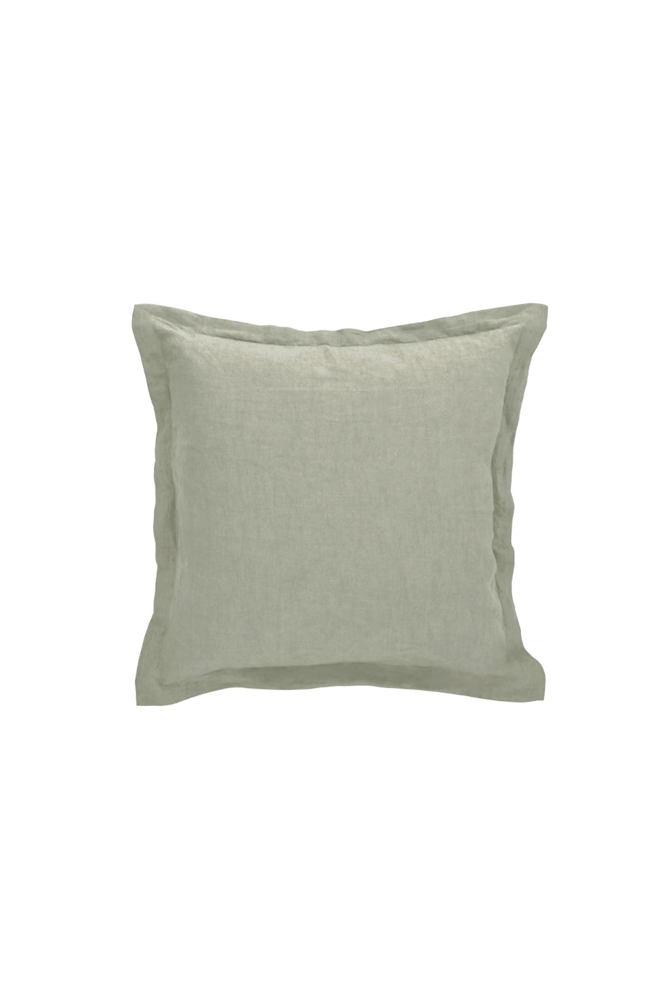 Soft Washed Linen Cushion - Sage - Magpie Style
