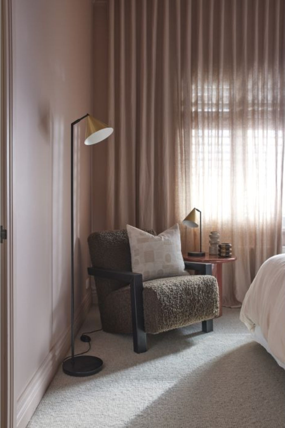 Lithos Cushion - Stone/ Ivory - Magpie Style