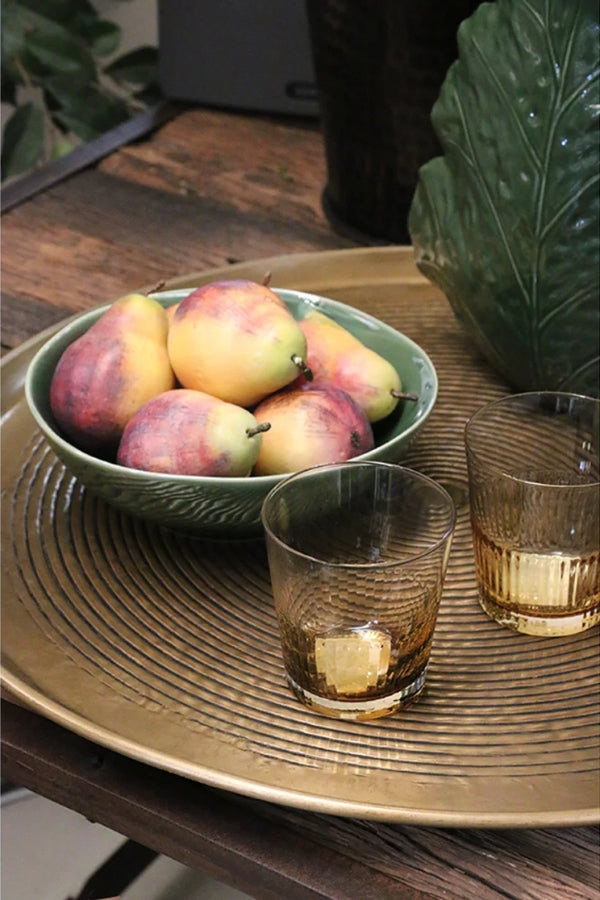 Ambretta Ridged Whiskey Glasses (Set of 4) - Magpie Style