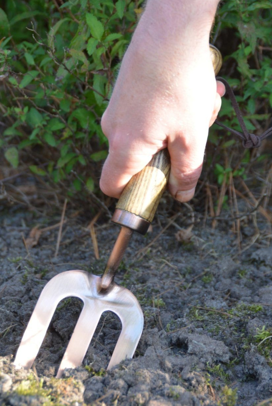 Short Copper Rake Fork - Magpie Style