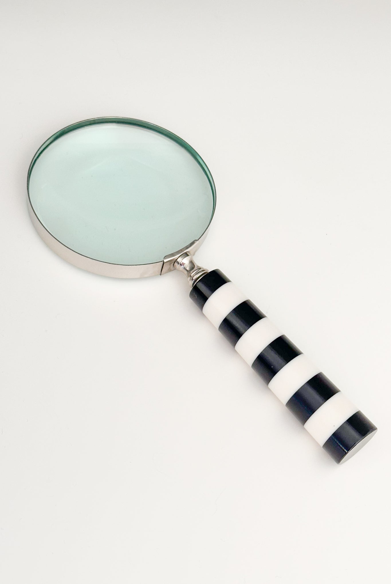 Brass Magnifying Glass - Stripes - Magpie Style
