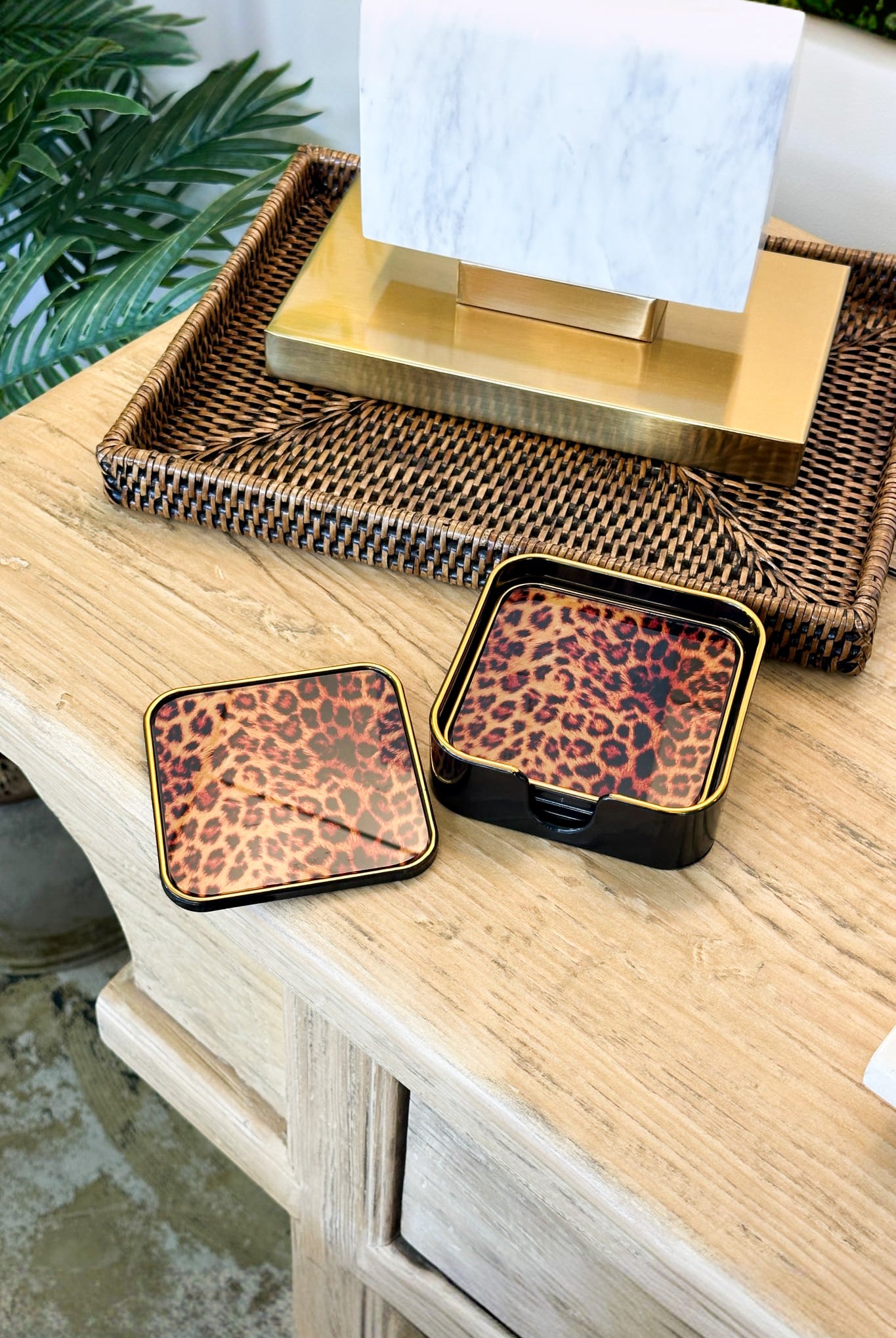 Leopard Coaster - Magpie Style
