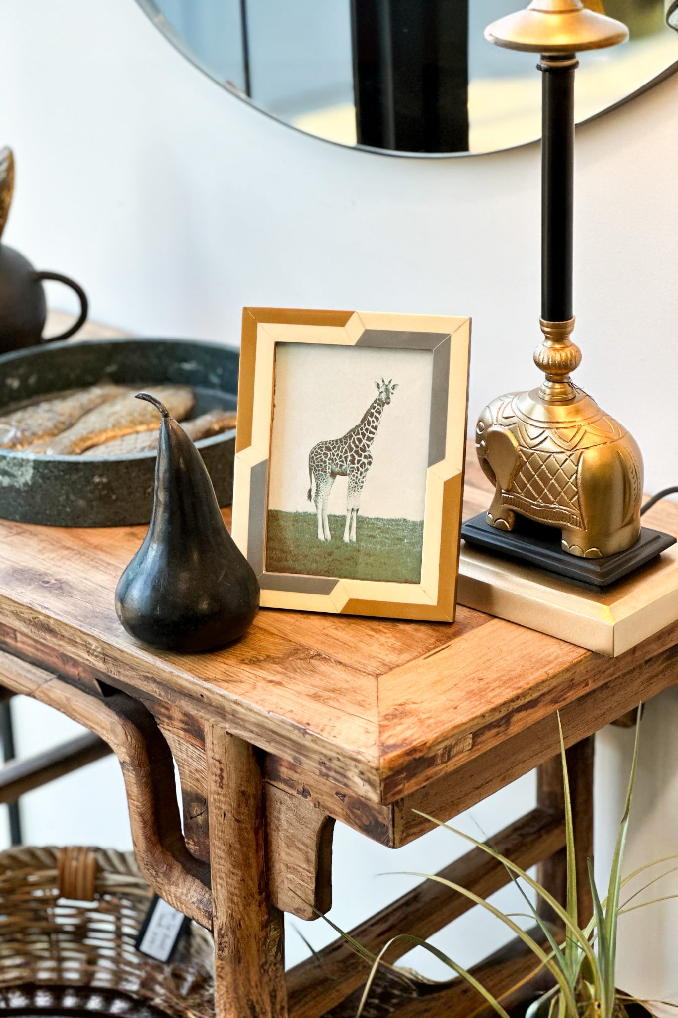 Resin Geometric Photo Frame 5x7 - Magpie Style