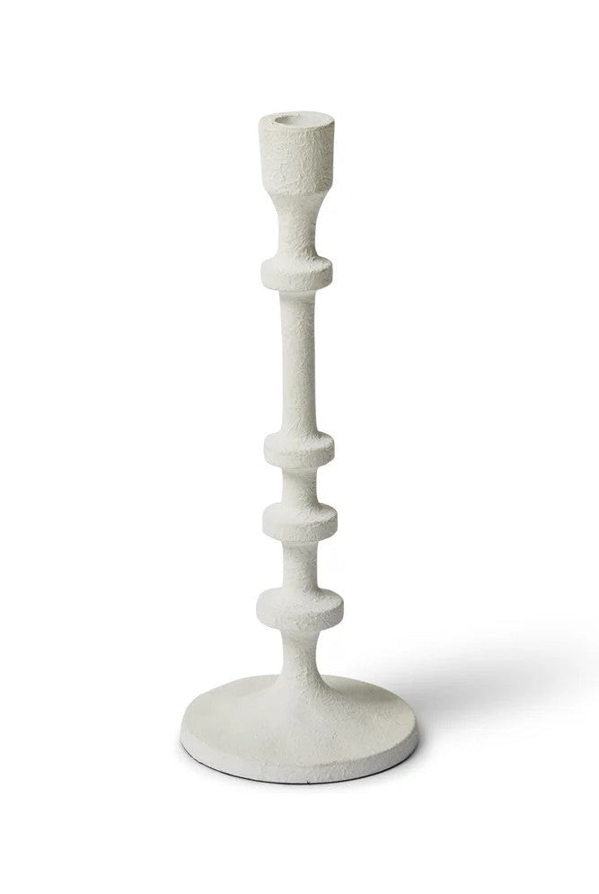 White Watsoner Candleholder - Small Matt White - Paula Ryan