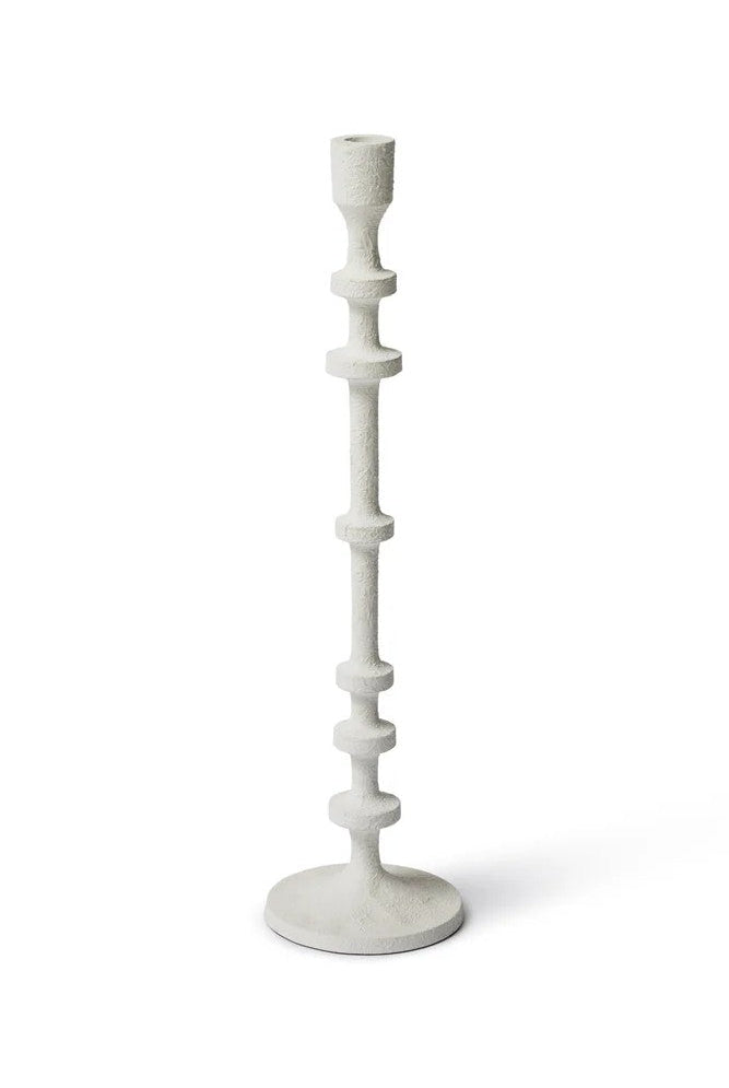 White Watsoner Candleholder - Tall Matt White Tall - Paula Ryan