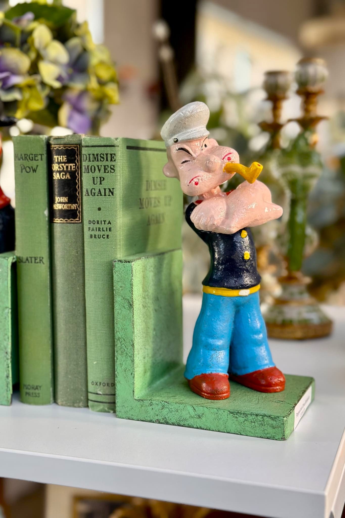 Popeye and Olive Bookends - Magpie Style