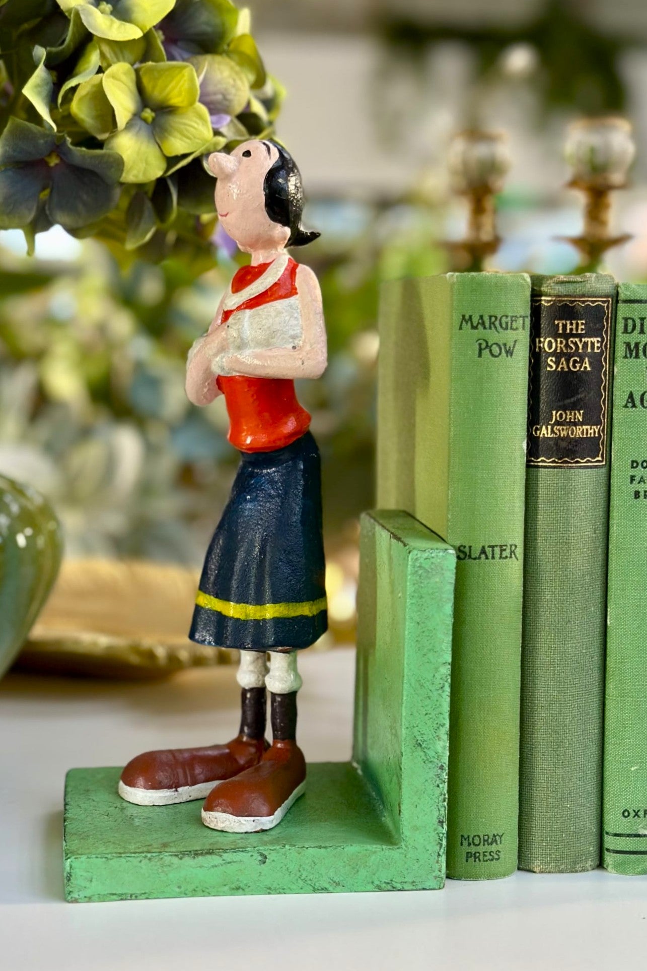 Popeye and Olive Bookends - Magpie Style