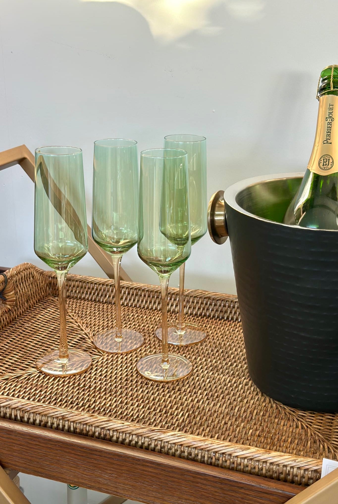 Capri Champagne Glasses (Set of 4) - Magpie Style