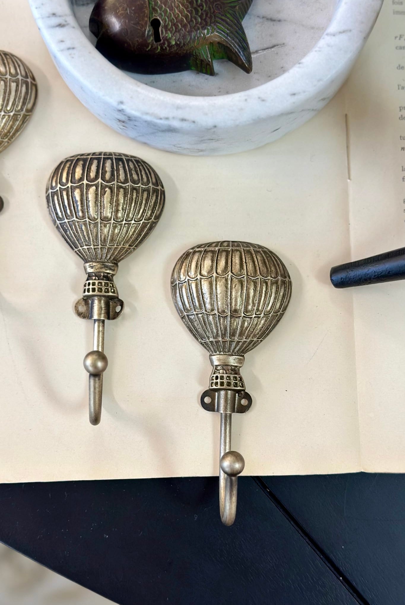 Brass Balloon Hook - Magpie Style