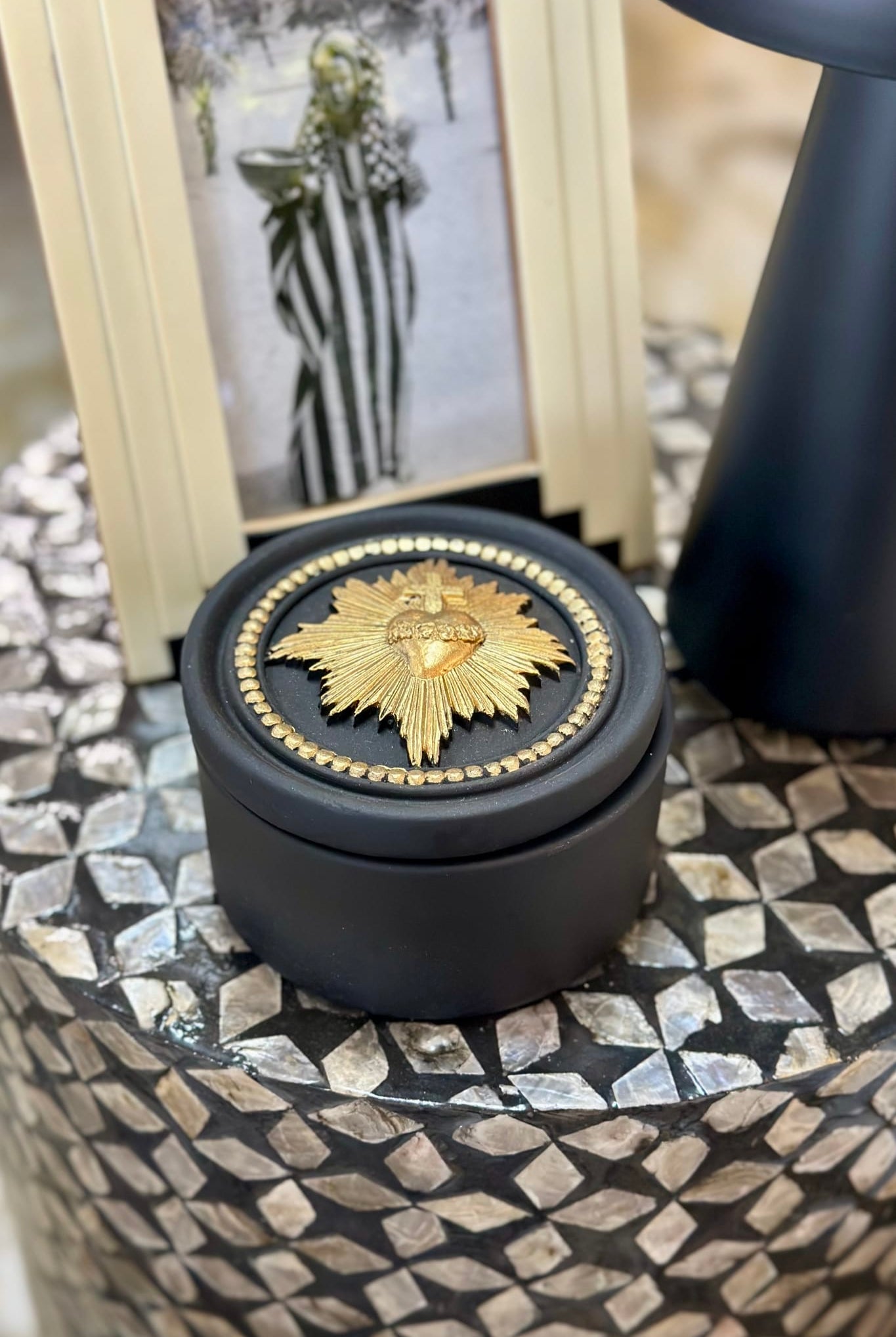 Heart Box - Black/Gold - Magpie Style