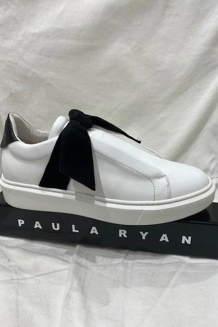 PAULA RYAN Bow Suede Trainer - Paula Ryan