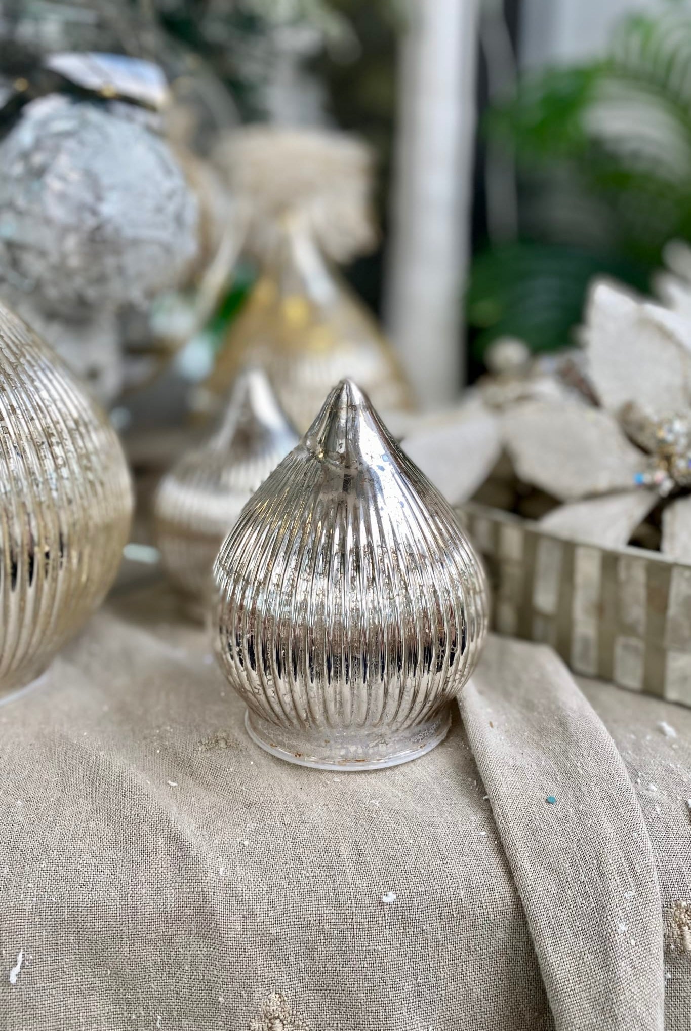 Glass Battery Teardrop Bulb 12cm - Magpie Style