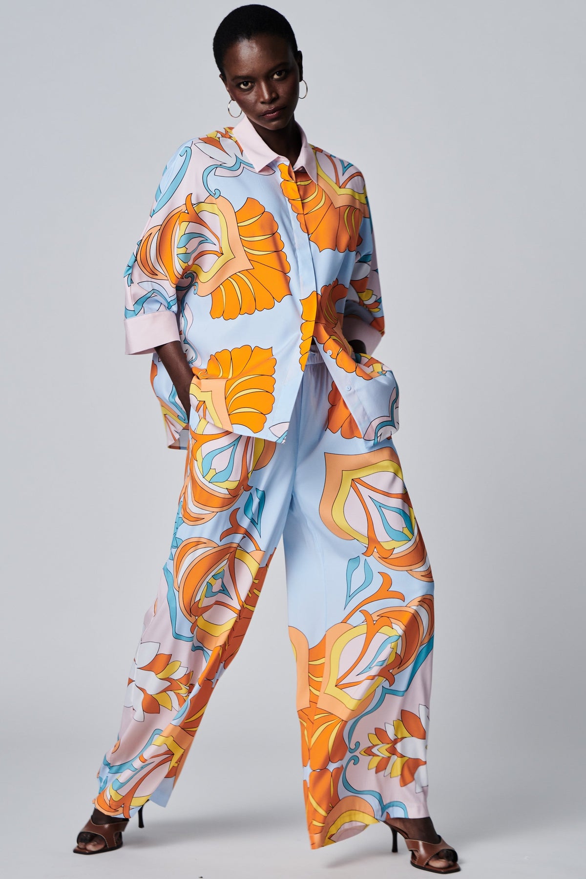 HERZENS Pant - Orange Breeze Multi - catalogue view 1