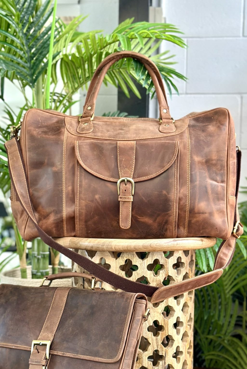 Travel Bag - Light Tan - Magpie Style