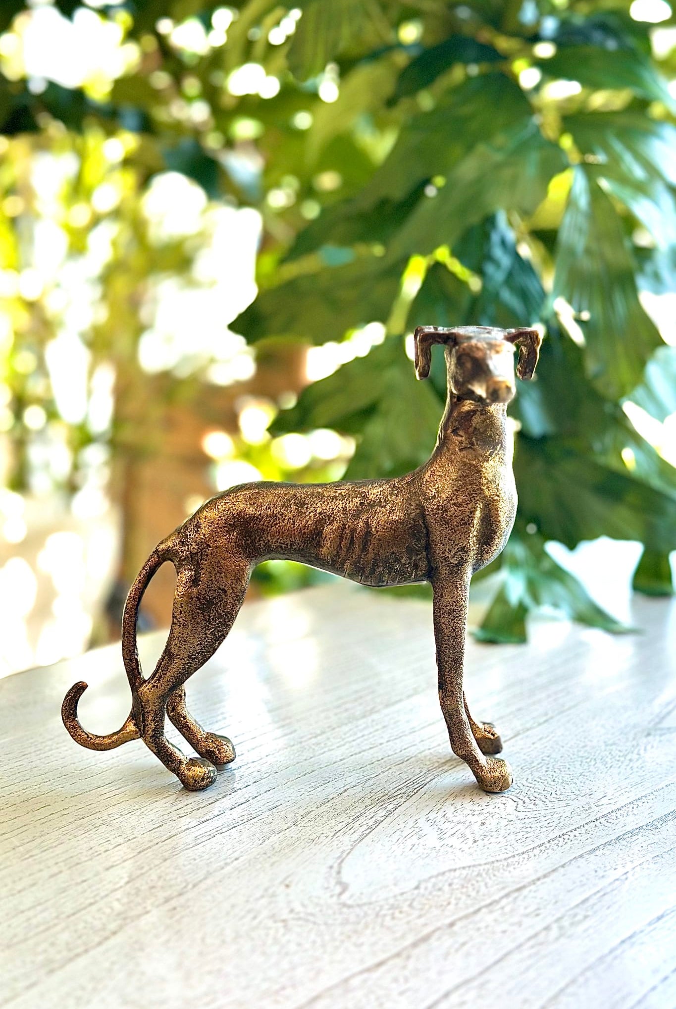 Rudinoe Brass Greyhound - Magpie Style