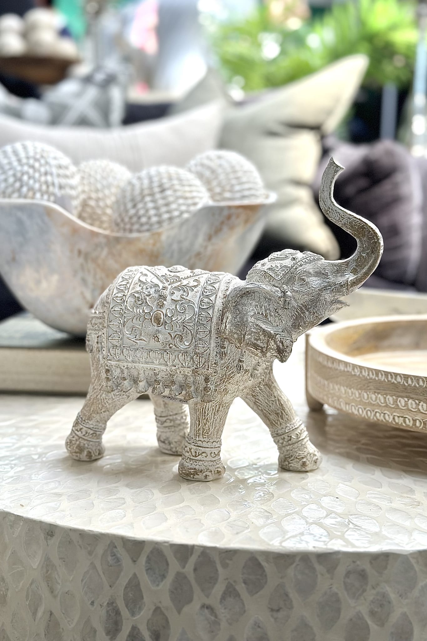 Hathi Elephant Sculpture - Magpie Style