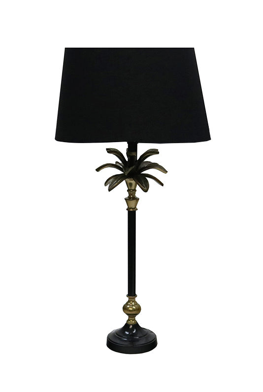 Aluminium Palm Table Lamp 69cm - Magpie Style