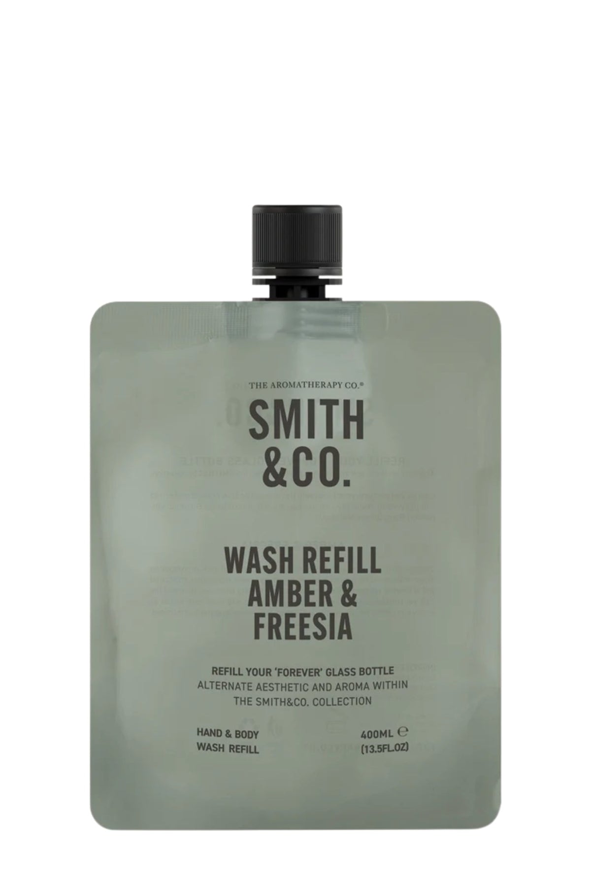 SMITH & CO Hand & Body Wash Refill 400ml - Amber & Freesia - Paula Ryan