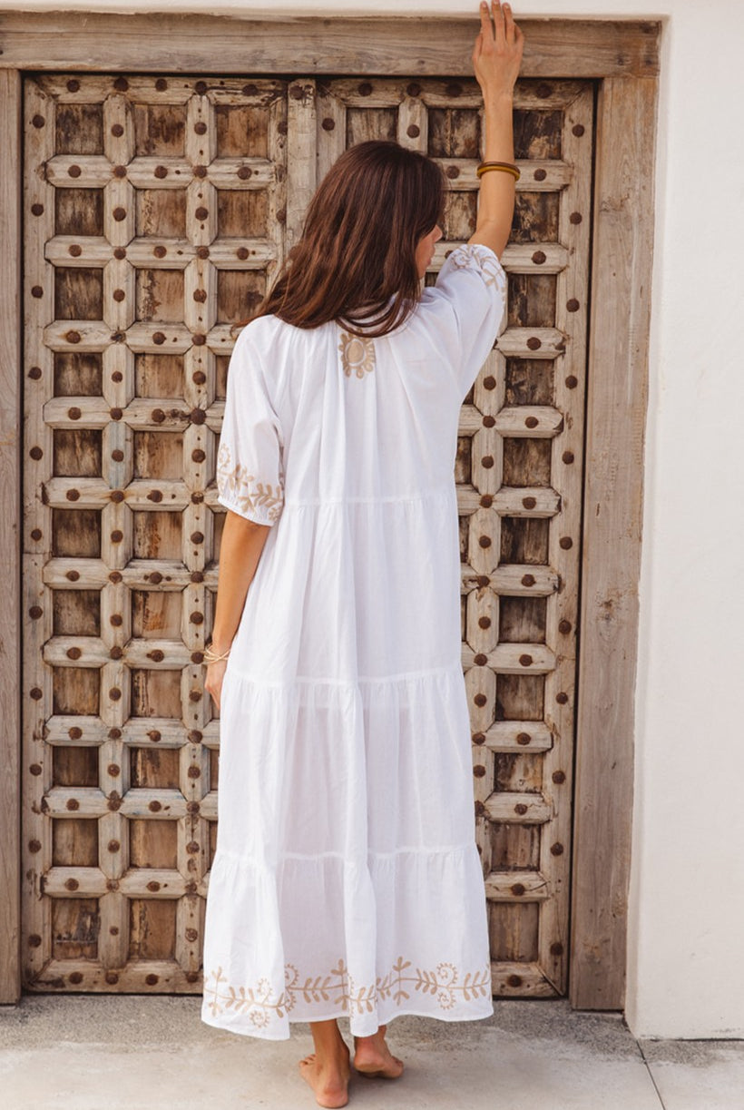 I AM PYLGRYM Julia Dress - White - Magpie Style
