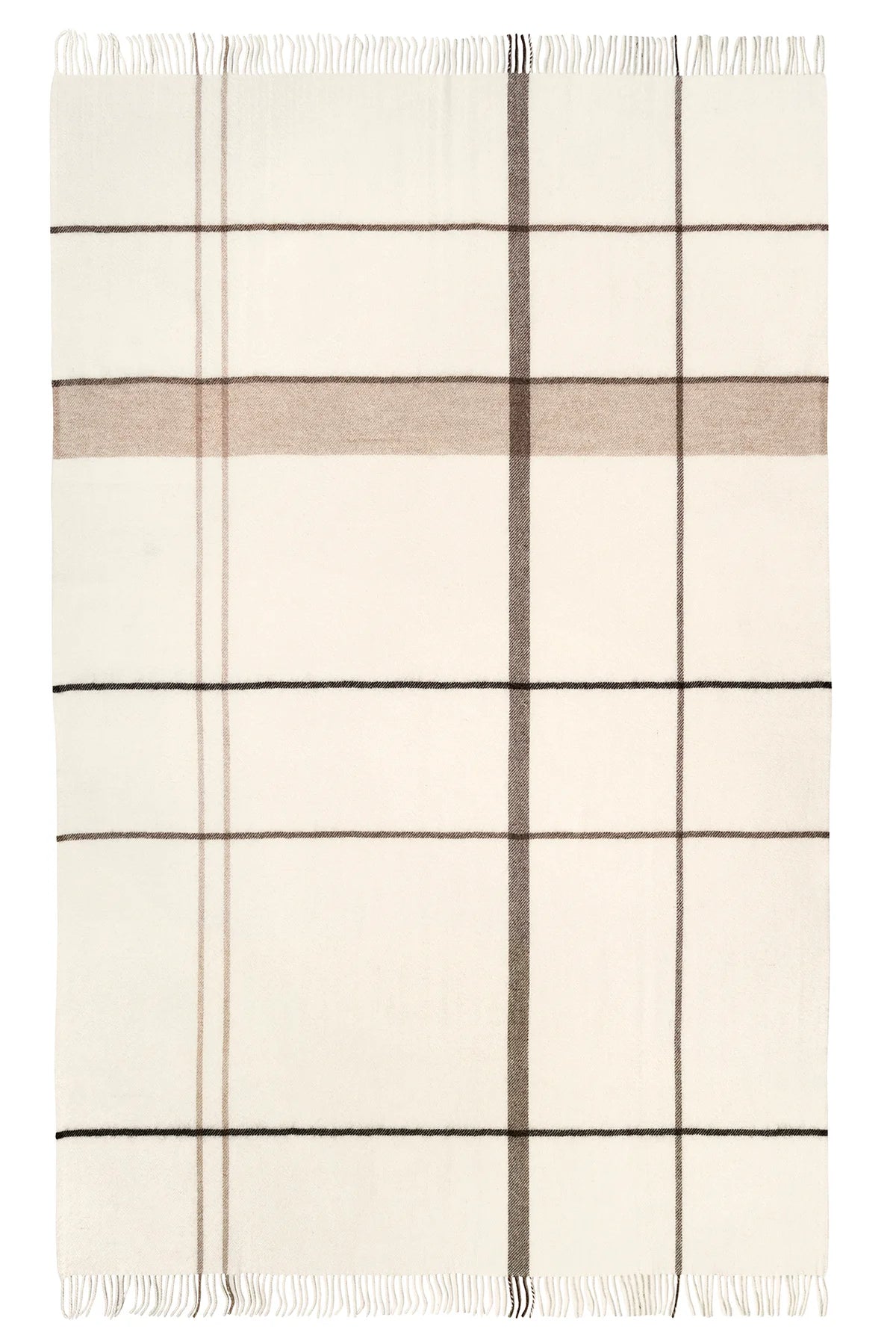 Kristina Dam Gradient Throw Natural Beige - Magpie Style