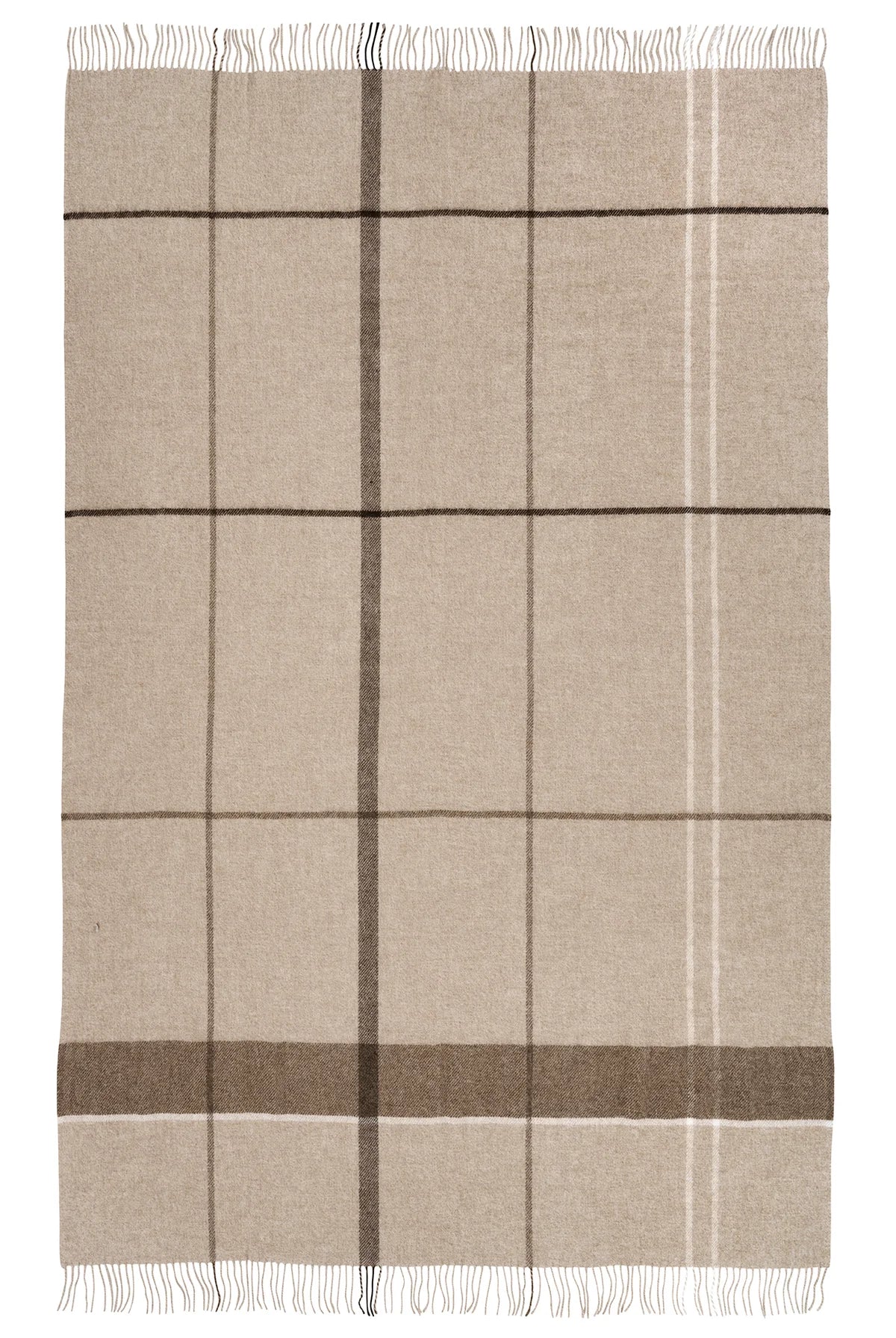 Kristina Dam Gradient Throw Natural Brown - Magpie Style