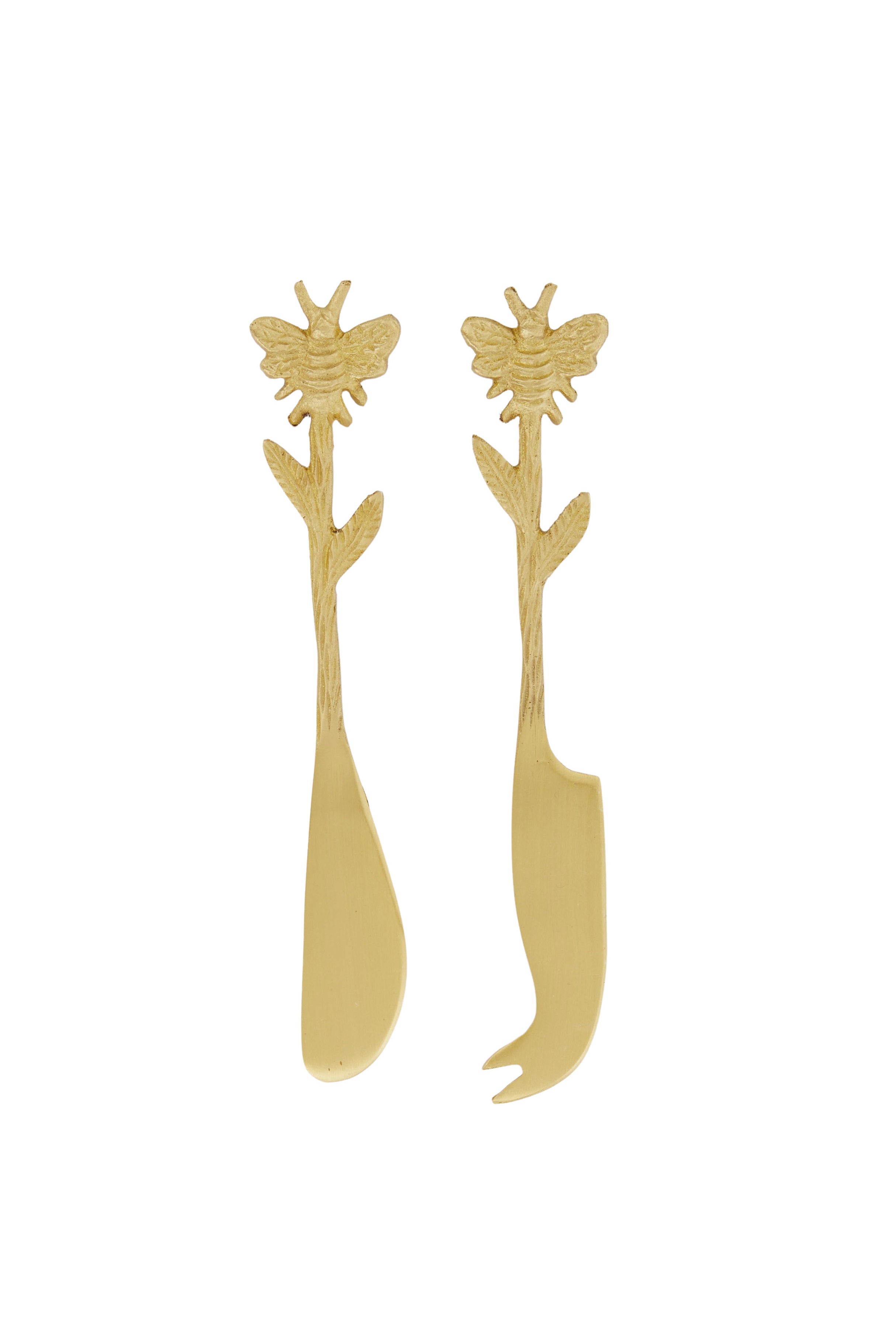 Brass Bee Cheese Knife - Magpie Style