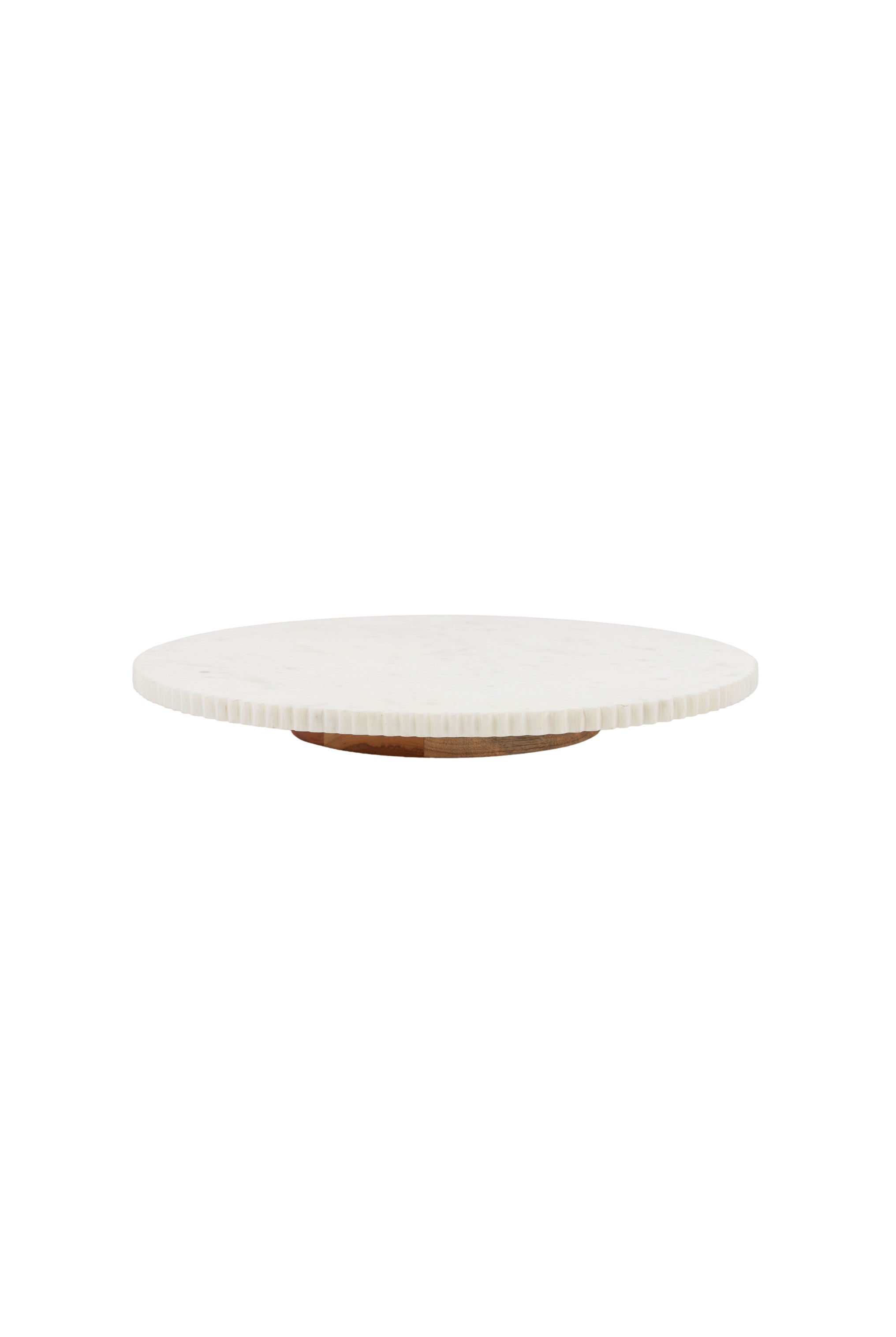 Mara White Marble Lazy Susan - Magpie Style