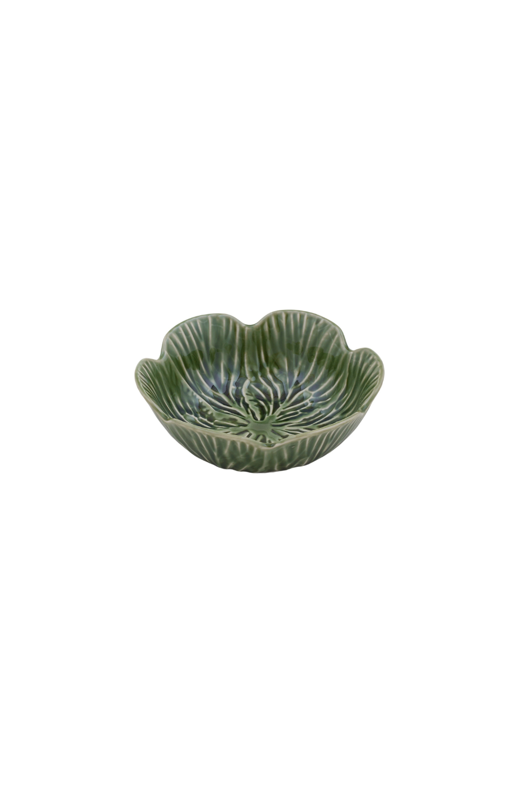 Medium Cabbage Ceramic Bowl - Green - Magpie Style