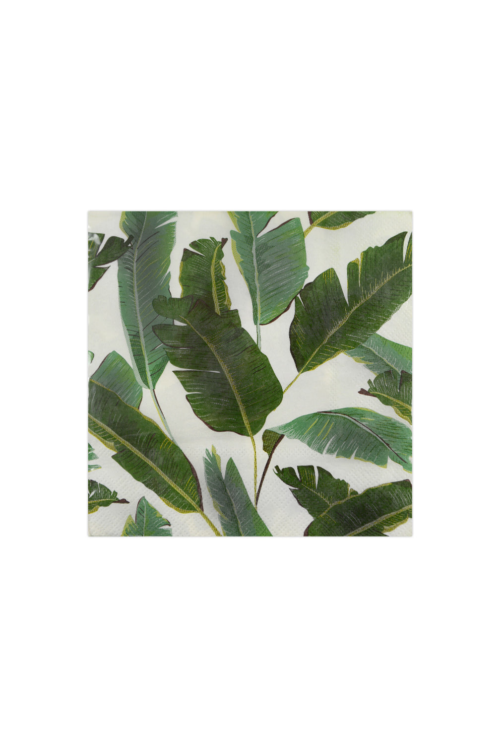 Banana Leaf 3 Ply Napkins 20pk - Green - Magpie Style