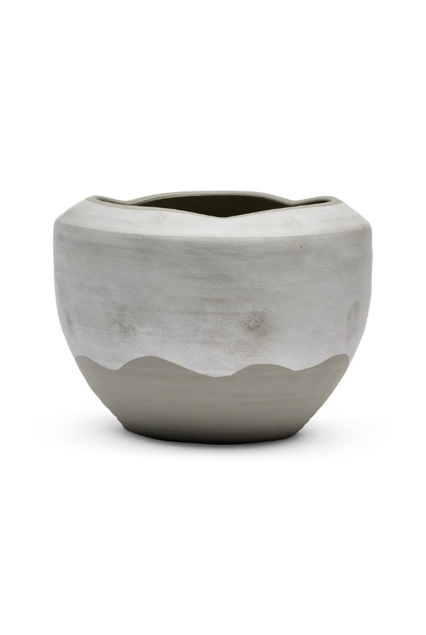Hudson Pot Small - Natural & Grey - Magpie Style