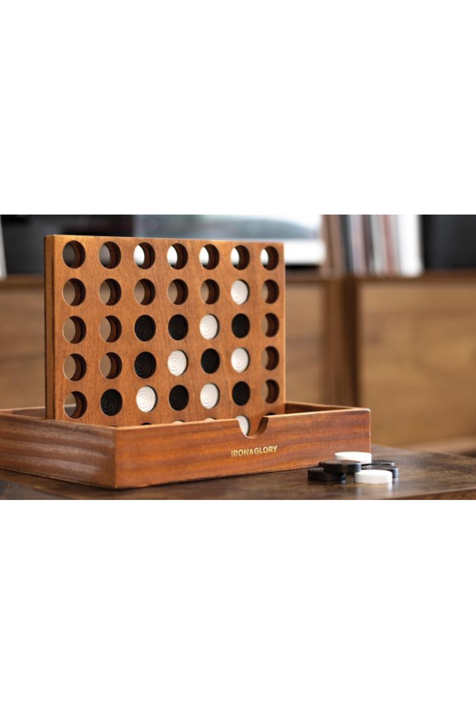 Wooden Four in a row - Magpie Style