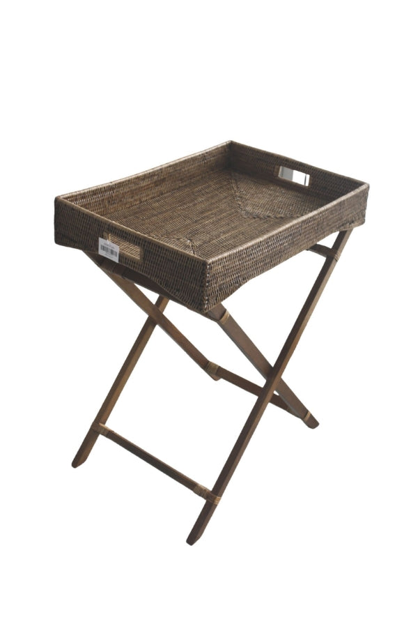 Rattan Butler Tray - Magpie Style