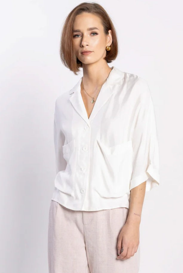 LOUGHLIN Ninth Shirt - White - Magpie Style