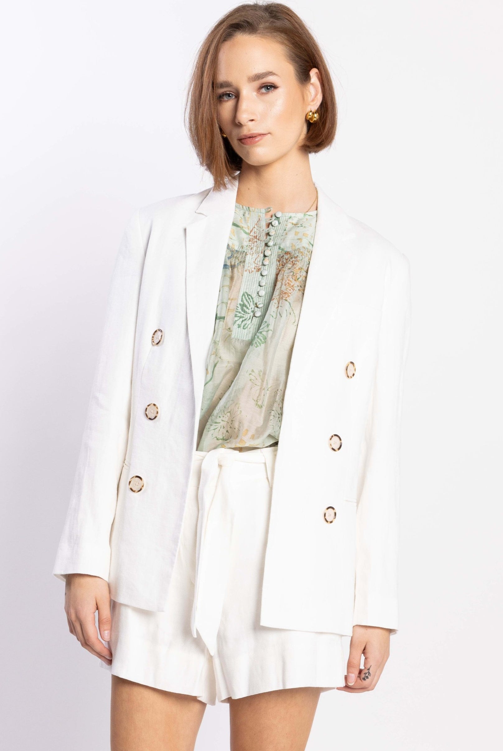 LOUGHLIN View Blazer - White - Magpie Style
