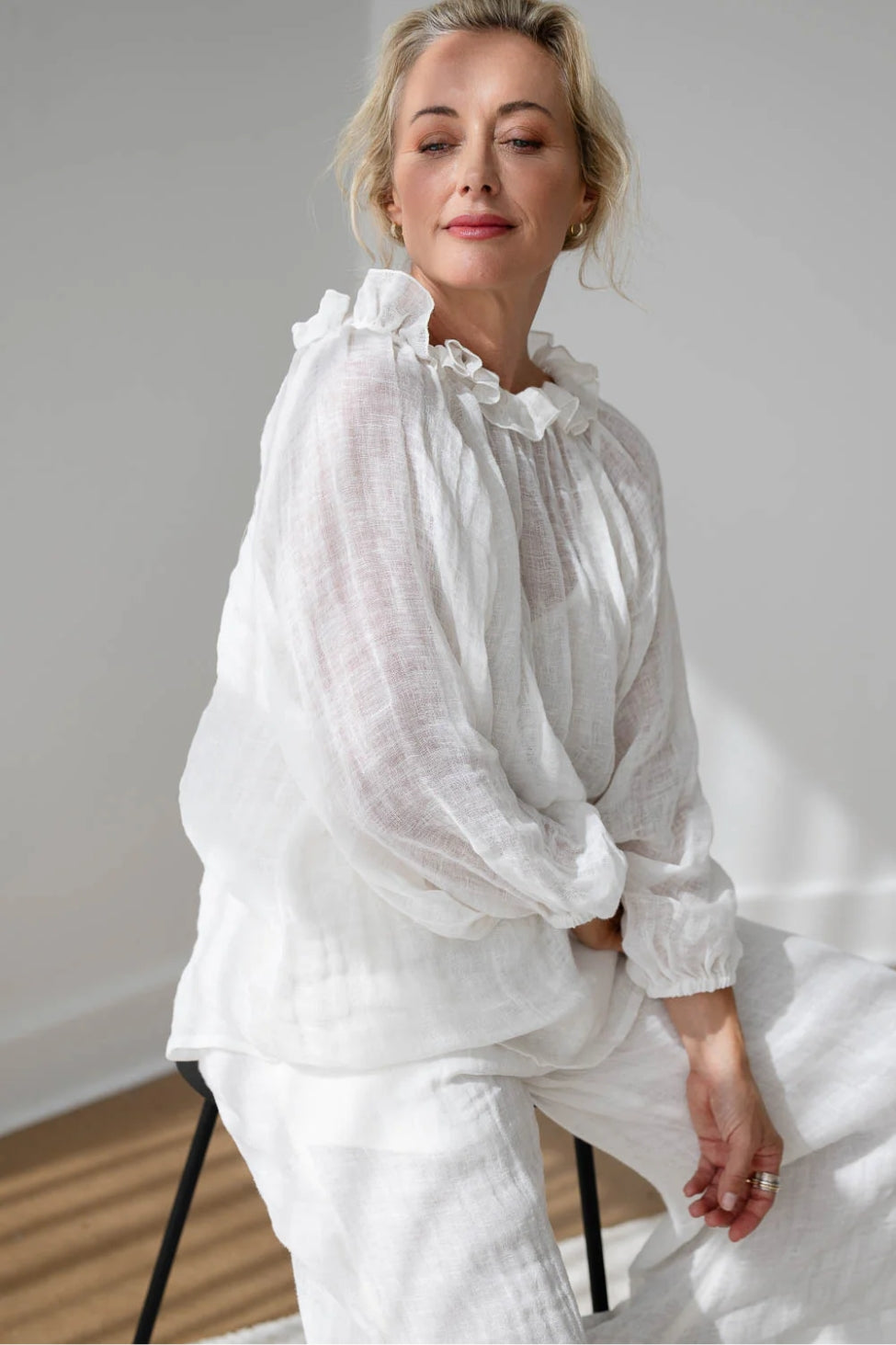 EADIE Lulu Reversible Top - Off White - Magpie Style