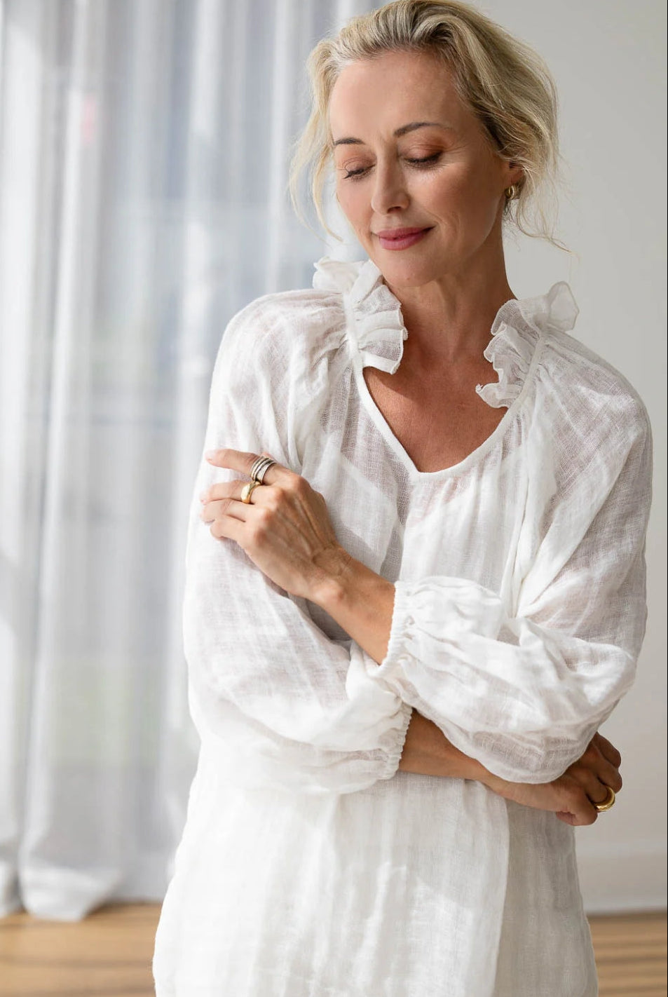 EADIE Lulu Reversible Top - Off White - Magpie Style