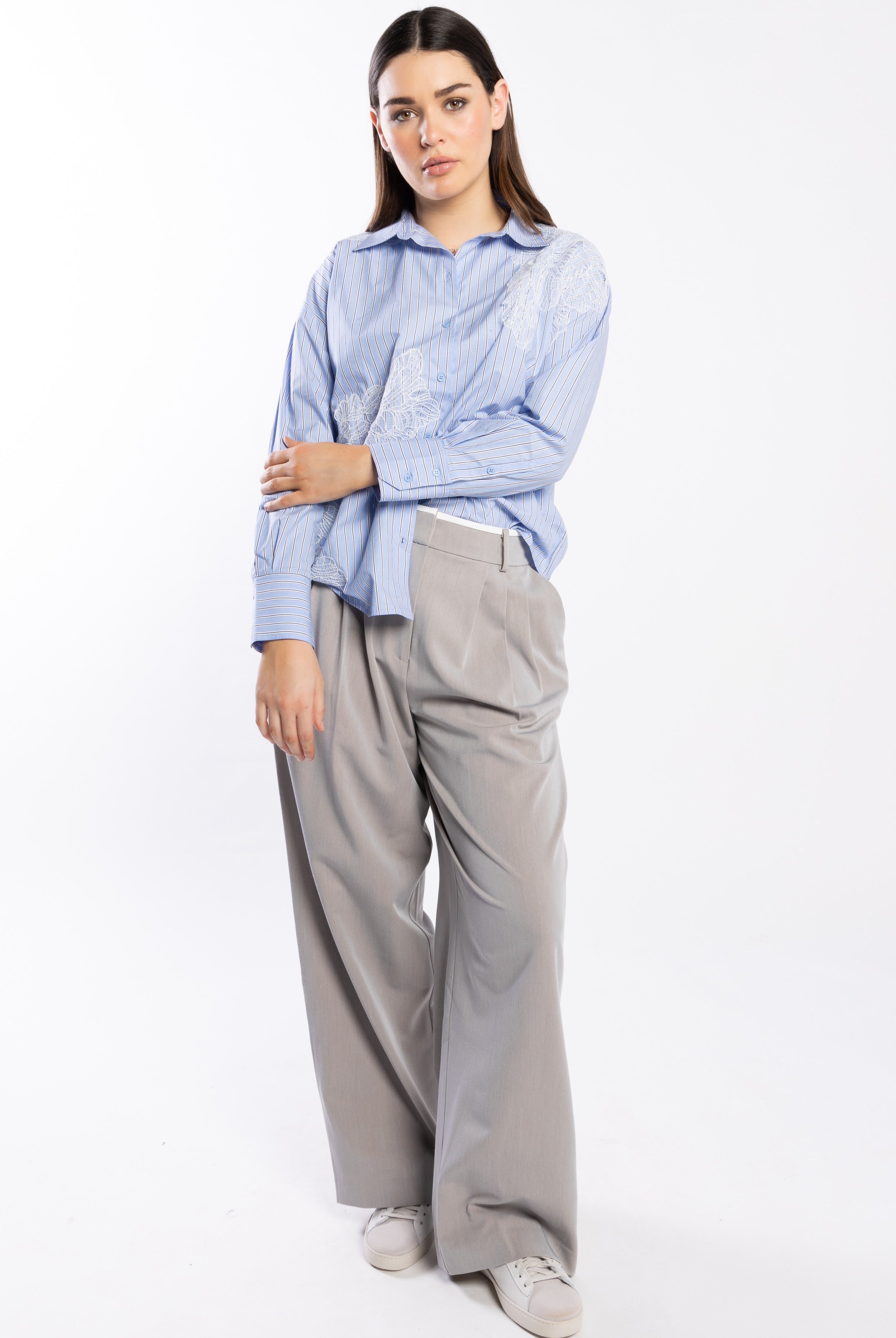 DRAMA THE LABEL Beau Pant - Putty/Ivory - Magpie Style