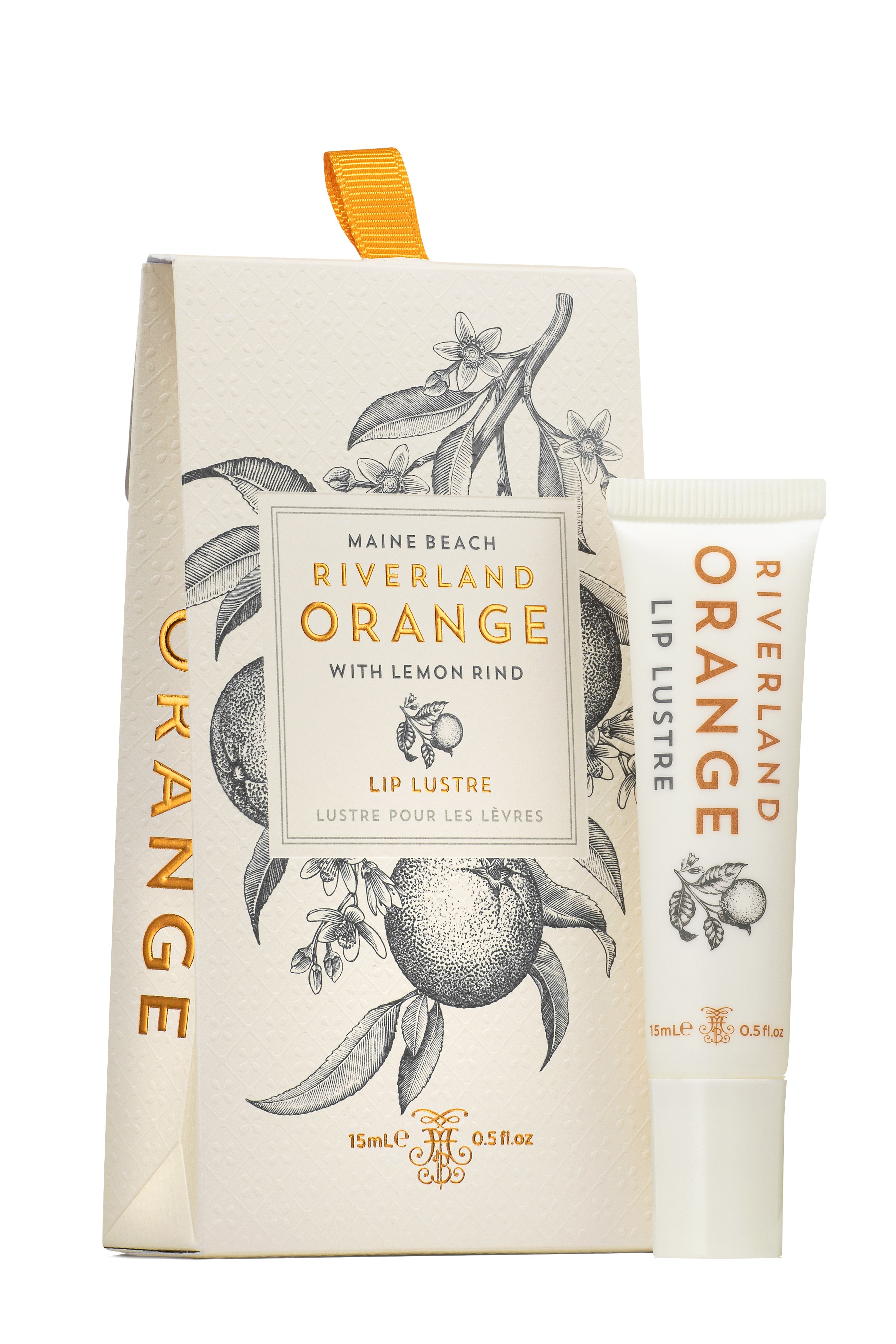 MAINE BEACH Riverland Orange Lip Lustre 15ml - Magpie Style