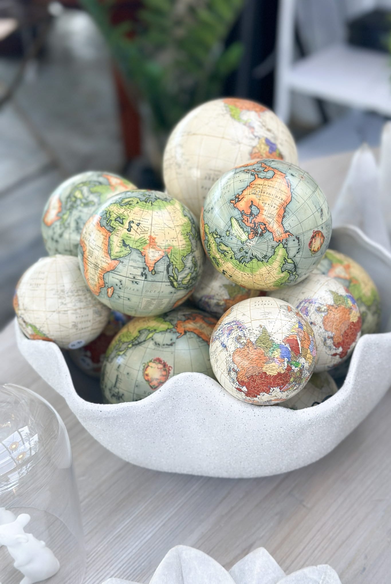 Vega Stone White Wave Bowl - Magpie Style