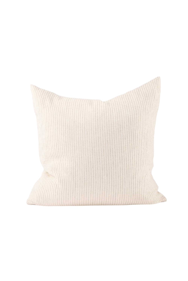 Marina Bay Cushion Natural Stripe - 50cm - Magpie Style