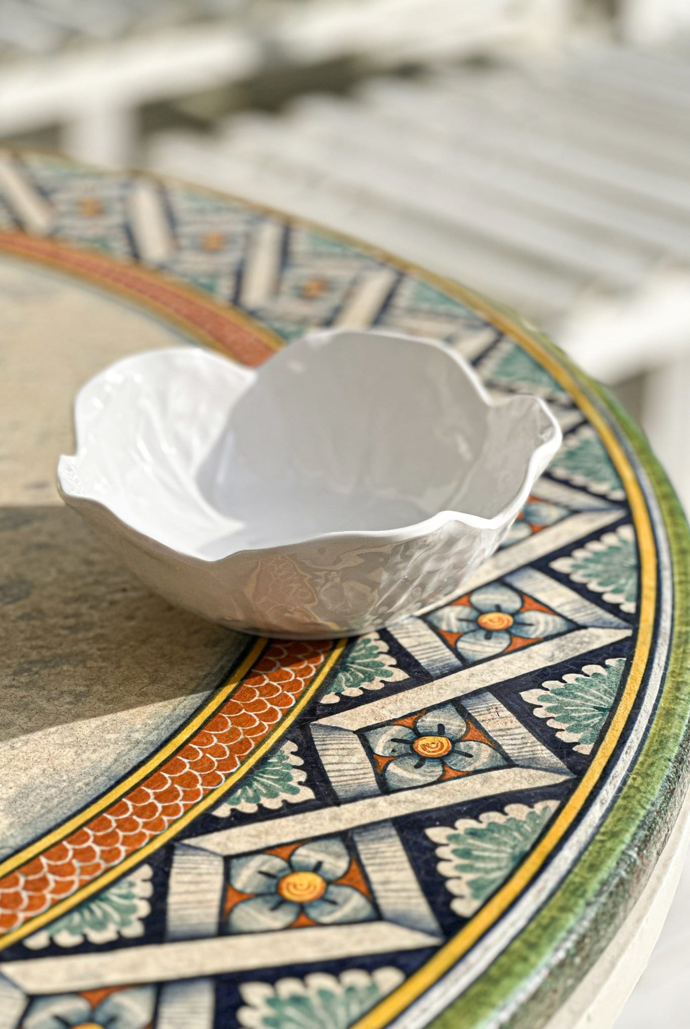 Small Cabbage Leaf Melamine Bowl 18cm - Magpie Style