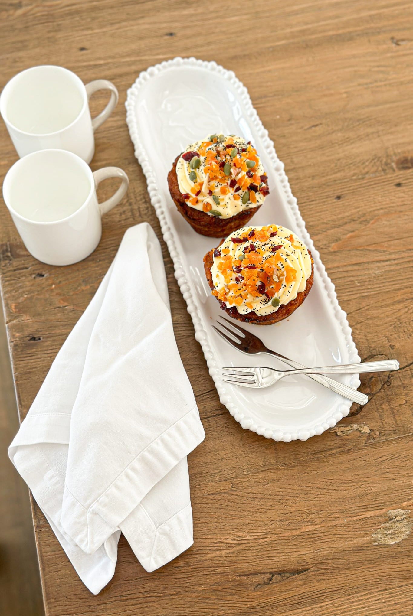 Pearl Melamine Narrow Platter 45cm - Magpie Style