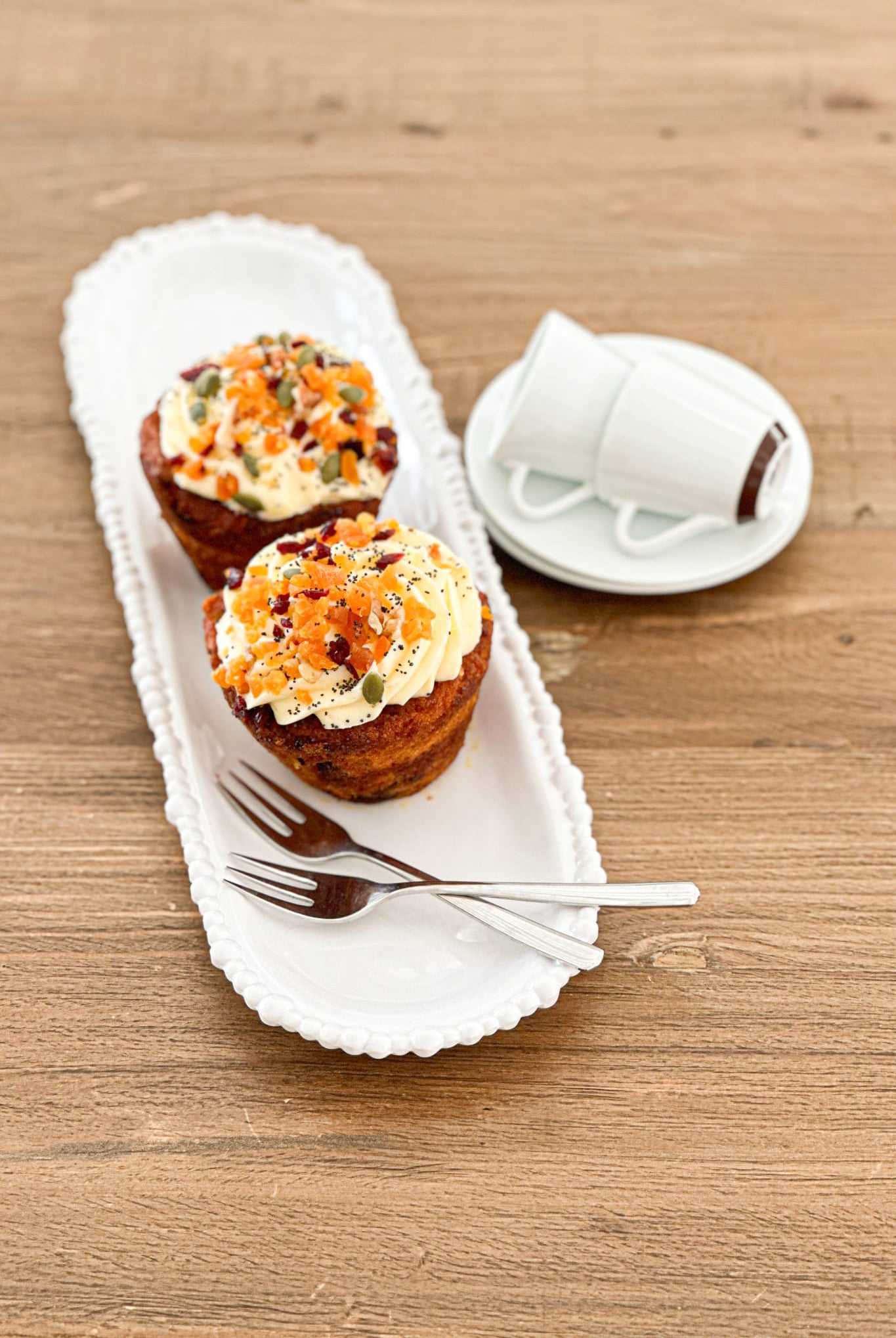 Pearl Melamine Narrow Platter 45cm - Magpie Style