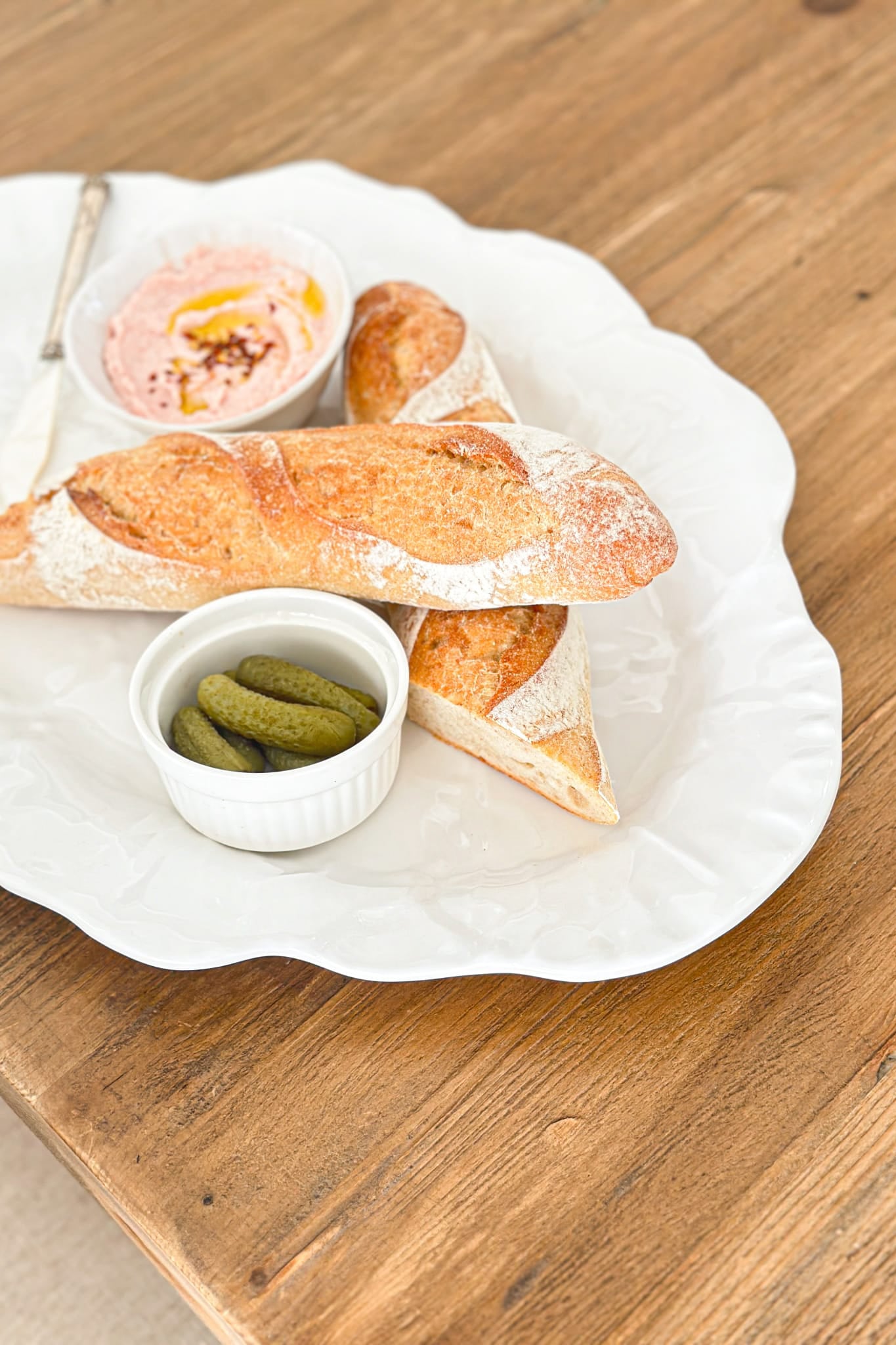 XL Oval Cabbage Melamine Platter 50cm - Magpie Style