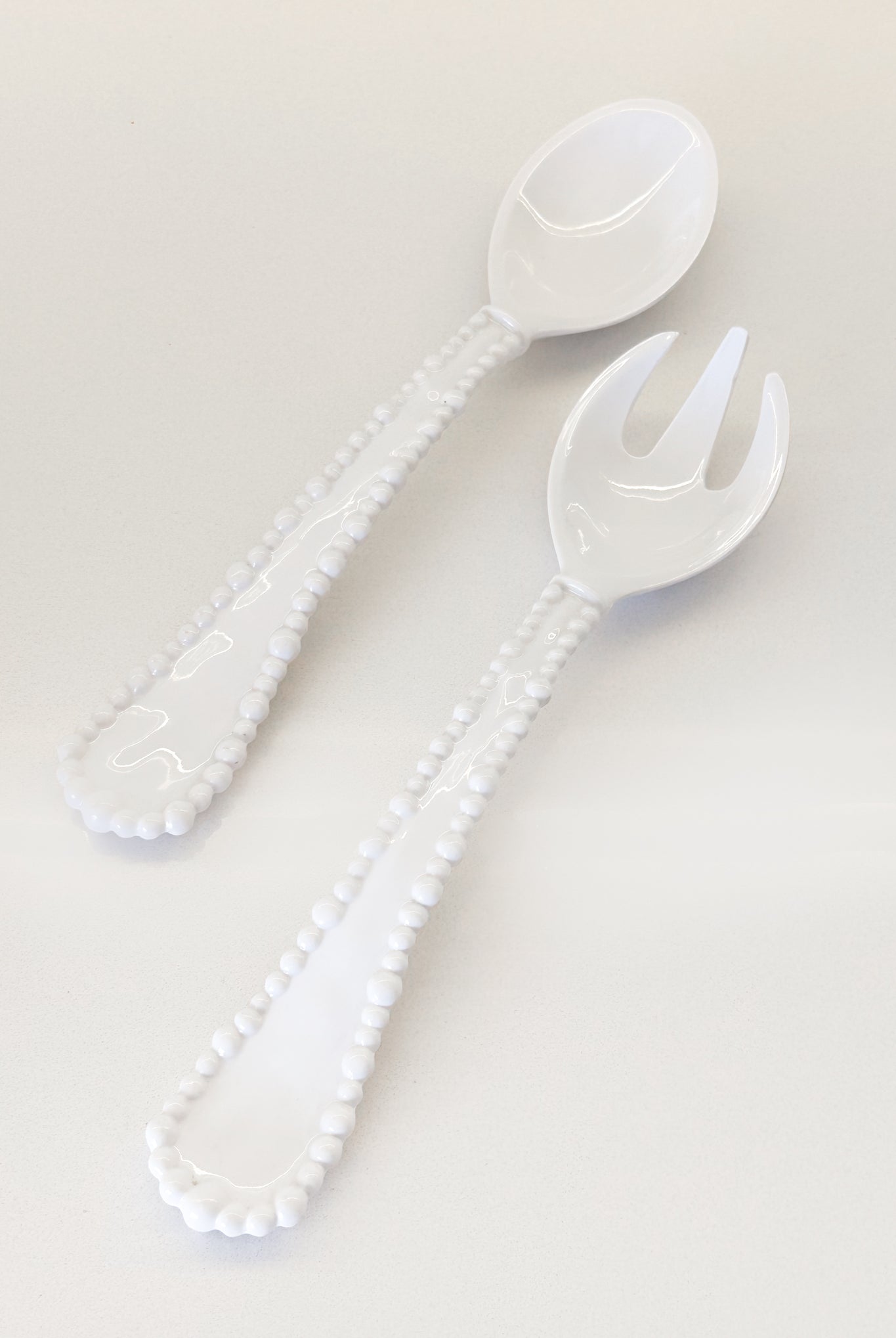 Funky Pearl Melamine Salad Servers - Magpie Style