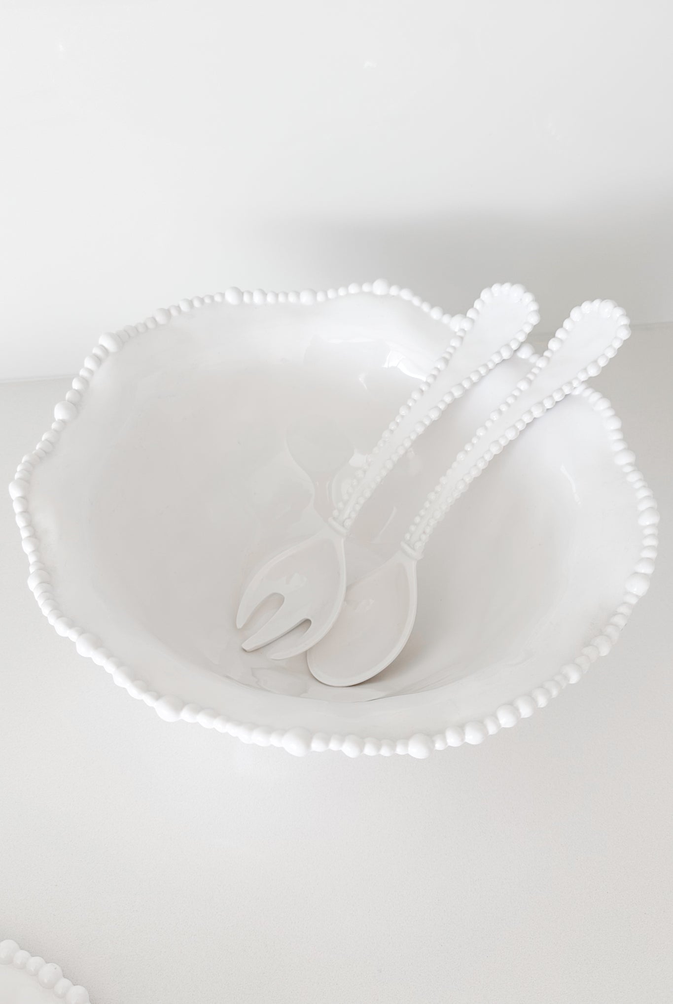 Funky Pearl Melamine Salad Servers - Magpie Style