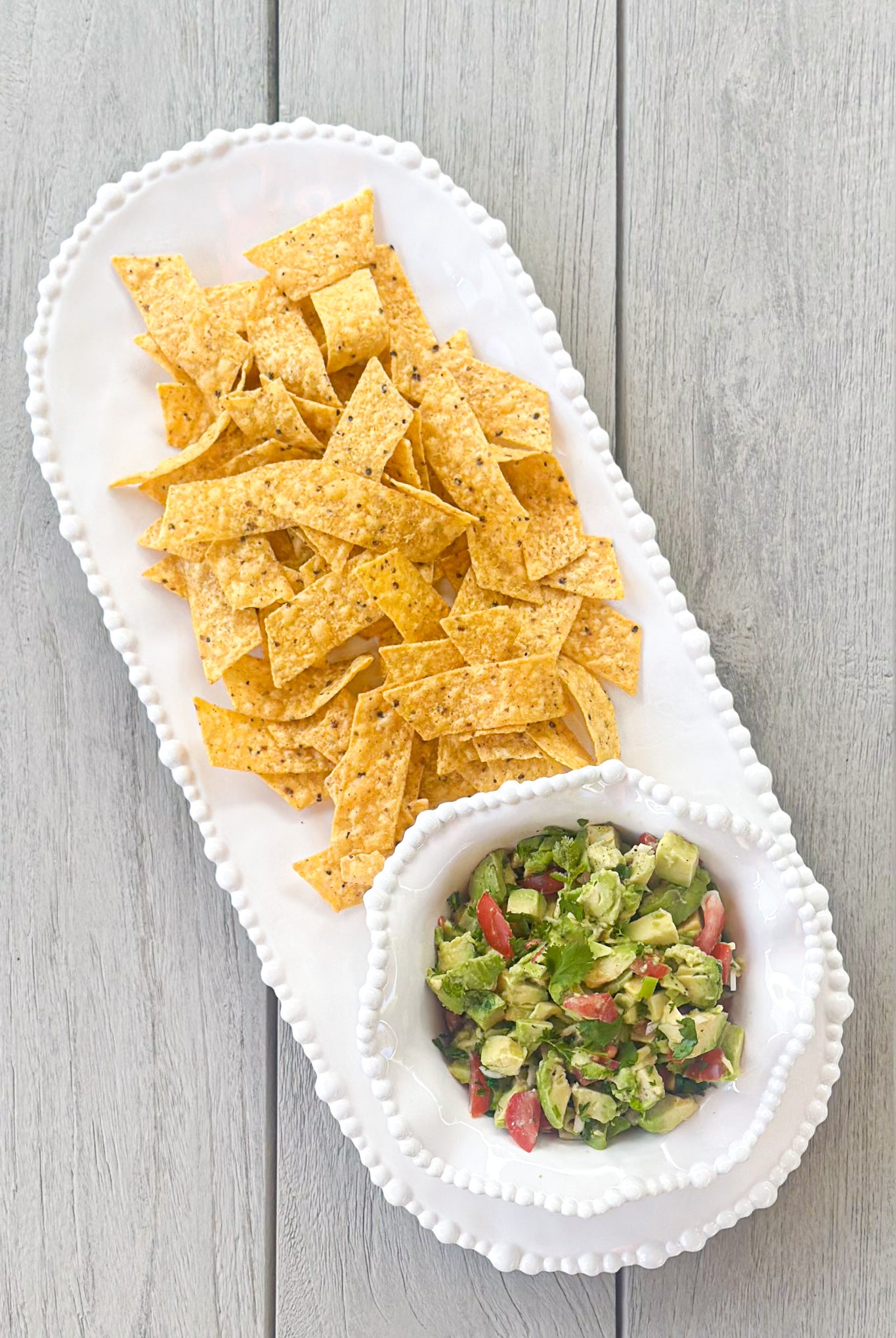 Long Pearl Melamine Platter - Magpie Style