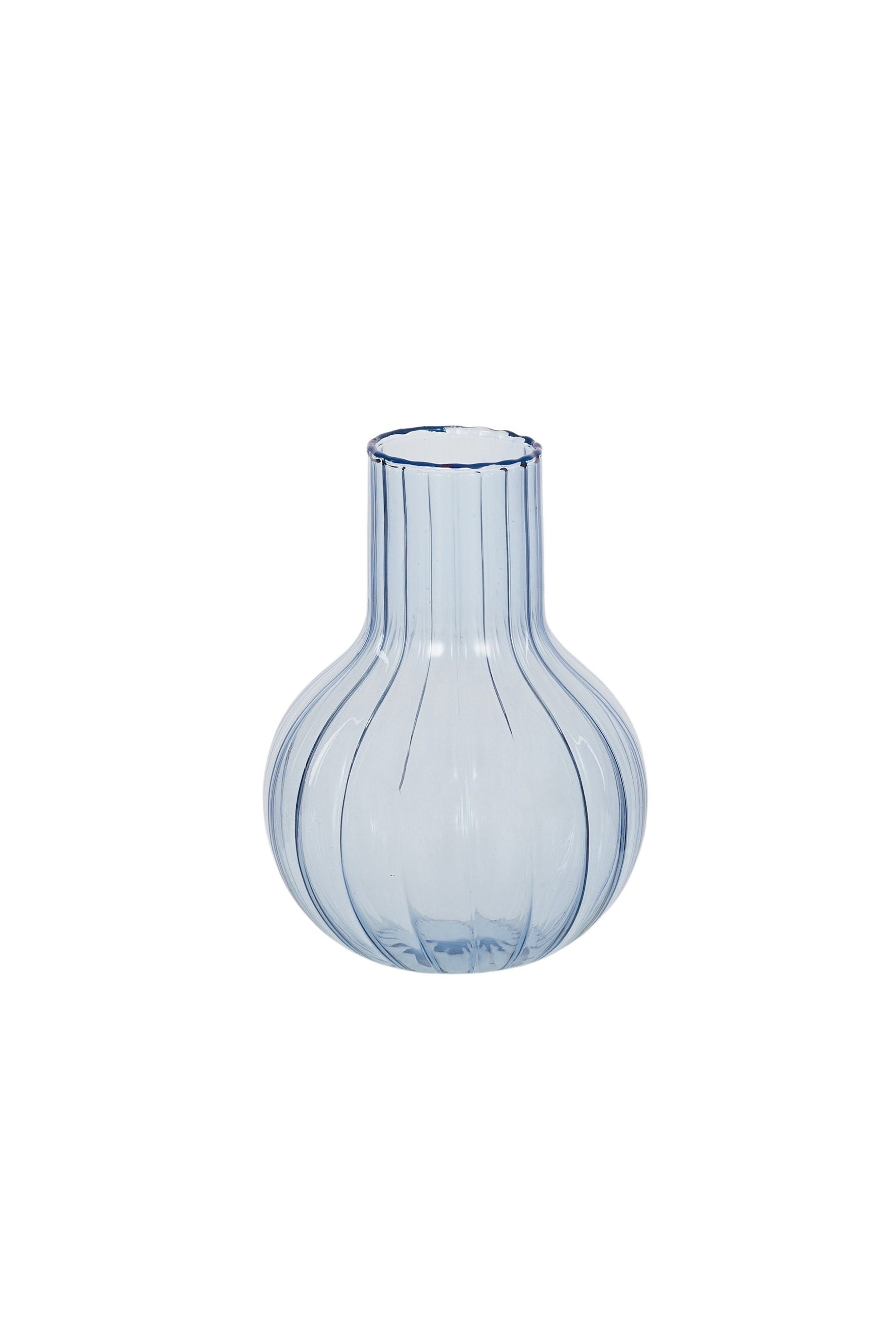 Lorne Glass Vase Blue - Magpie Style