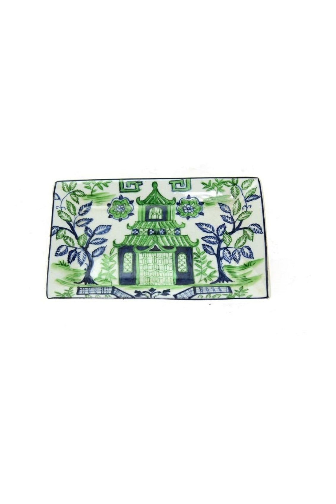 Pagoda Garden Plate - Magpie Style