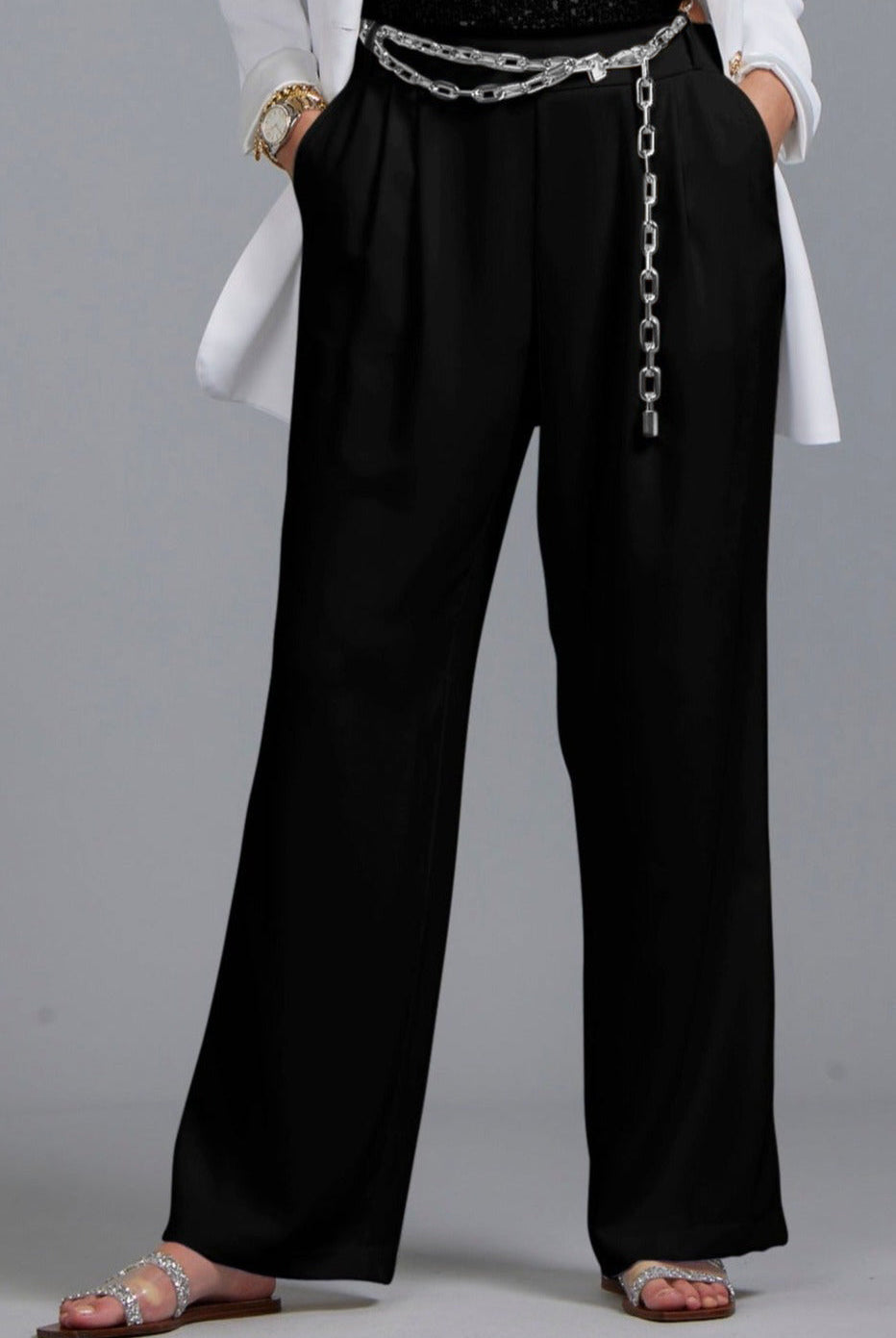 PAULA RYAN Chain Belt - Silver - Paula Ryan